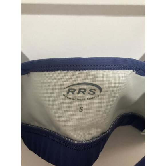 RRS Road Runner Sports Lycra + Supplex Sports Bra, Blue, Small, NWT - Picture 3 of 3